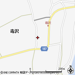 山形県尾花沢市毒沢760-3周辺の地図