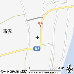 山形県尾花沢市毒沢760-1周辺の地図