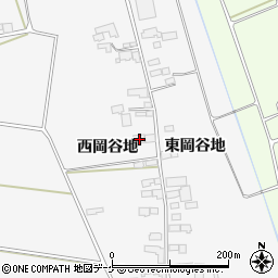 宮城県登米市登米町小島西岡谷地82周辺の地図