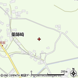 宮城県登米市登米町日野渡薬師崎周辺の地図