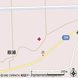 宮城県登米市南方町新原浦周辺の地図