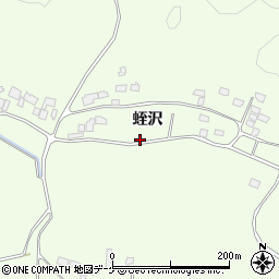 宮城県登米市登米町日野渡蛭沢108周辺の地図