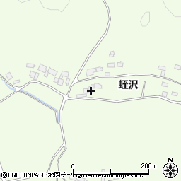 宮城県登米市登米町日野渡蛭沢106周辺の地図