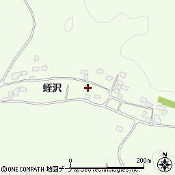 宮城県登米市登米町日野渡蛭沢112周辺の地図