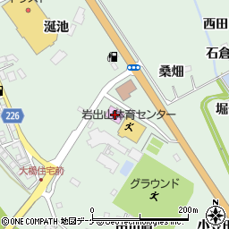 岩出山武道館周辺の地図