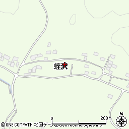 宮城県登米市登米町日野渡蛭沢109周辺の地図