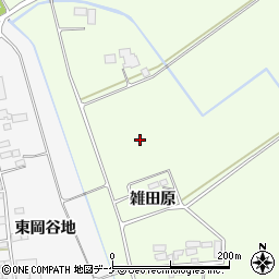 宮城県登米市登米町日野渡雑田原周辺の地図