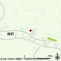 宮城県登米市登米町日野渡蛭沢84周辺の地図