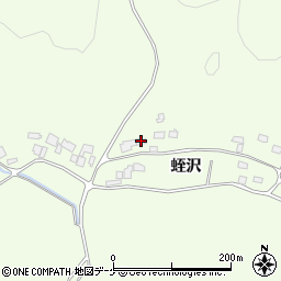 宮城県登米市登米町日野渡蛭沢92周辺の地図