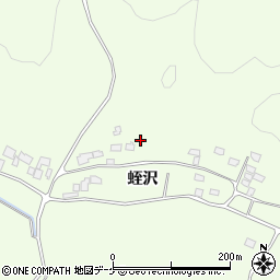 宮城県登米市登米町日野渡蛭沢89周辺の地図