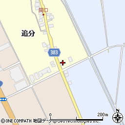 山形県鶴岡市中田追分168周辺の地図