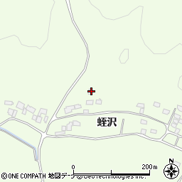 宮城県登米市登米町日野渡蛭沢27周辺の地図