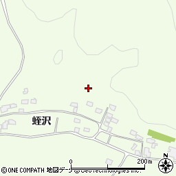 宮城県登米市登米町日野渡（蛭沢）周辺の地図