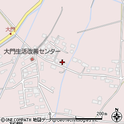 宮城県登米市南方町雷377周辺の地図