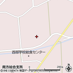 宮城県登米市南方町沢田前周辺の地図