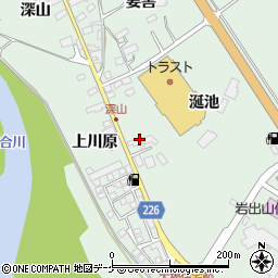宮城県大崎市岩出山上野目中川原3周辺の地図