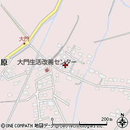 宮城県登米市南方町大門周辺の地図