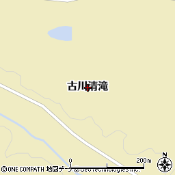 宮城県大崎市古川清滝周辺の地図