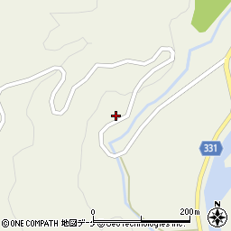 山形県最上郡大蔵村南山93周辺の地図