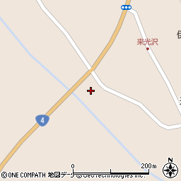 宮城県栗原市高清水下竹の内周辺の地図