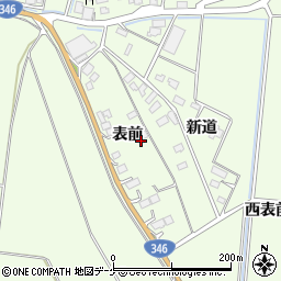 宮城県登米市迫町森表前周辺の地図