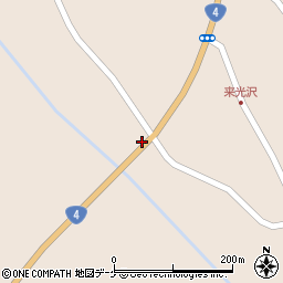 宮城県栗原市高清水竹の内周辺の地図