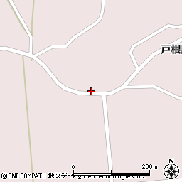 宮城県登米市南方町戸根屋敷前周辺の地図