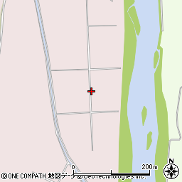 宮城県登米市南方町大網周辺の地図