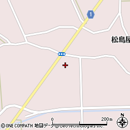 宮城県登米市南方町松島周辺の地図