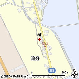 山形県鶴岡市中田追分60周辺の地図