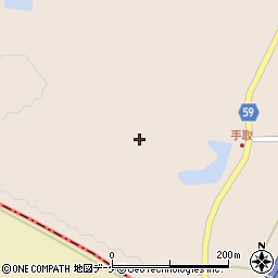 宮城県栗原市高清水手取17-1周辺の地図