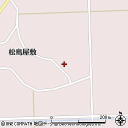 宮城県登米市南方町松島屋敷53周辺の地図