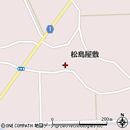 宮城県登米市南方町松島屋敷101周辺の地図