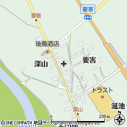 宮城県大崎市岩出山上野目深山7周辺の地図