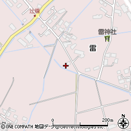 宮城県登米市南方町雷247周辺の地図