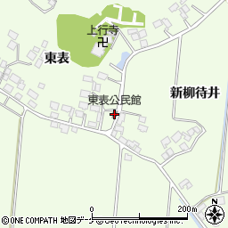 東表公民館周辺の地図