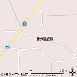 宮城県登米市南方町松島屋敷82周辺の地図