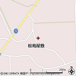 宮城県登米市南方町松島屋敷90周辺の地図