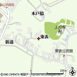 宮城県登米市迫町森東表23周辺の地図