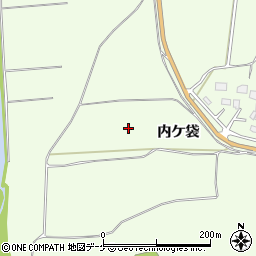 宮城県登米市迫町森内ケ袋周辺の地図