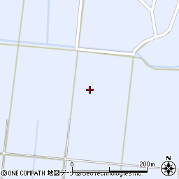 宮城県登米市中田町宝江新井田下道前周辺の地図