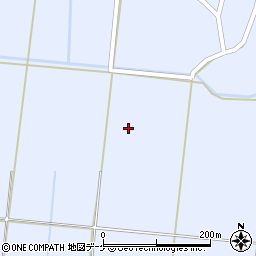 宮城県登米市中田町宝江新井田（下道前）周辺の地図
