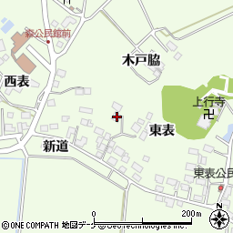 宮城県登米市迫町森東表6周辺の地図