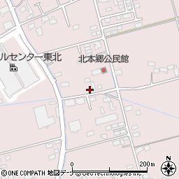 宮城県登米市南方町上ケ戸周辺の地図