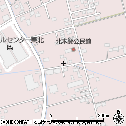 宮城県登米市南方町（上ケ戸）周辺の地図
