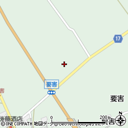 宮城県大崎市岩出山上野目要害周辺の地図