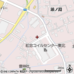 宮城県登米市南方町雷15周辺の地図