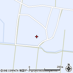 宮城県登米市中田町宝江新井田下道45周辺の地図
