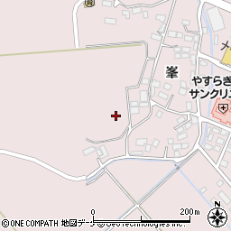 宮城県登米市南方町峯周辺の地図