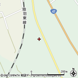 宮城県大崎市岩出山上野目上辻堂周辺の地図